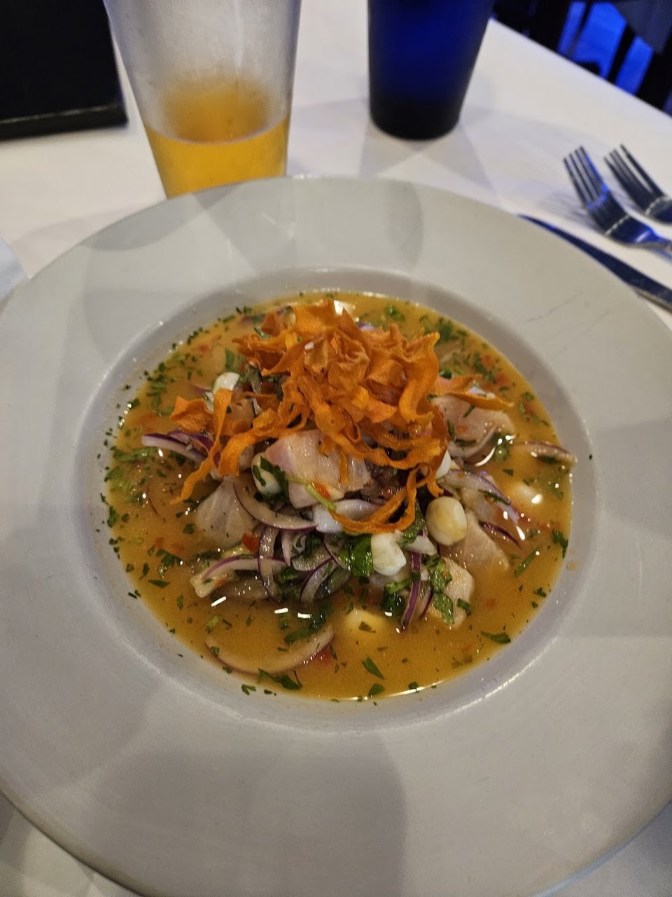 Ceviche of Corvina
